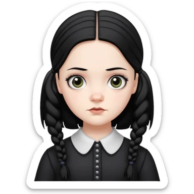 Wednesday Addams sticker