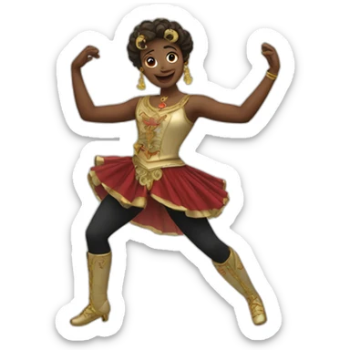 Caporal dancing sticker
