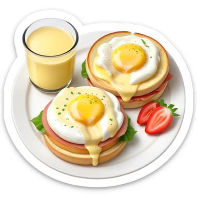 eggs benedict sticker