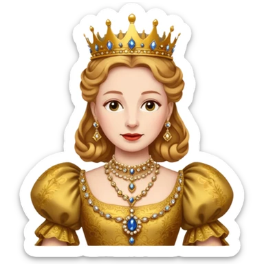 queen elizabeth 1 sticker