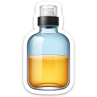 skincare bottle sticker