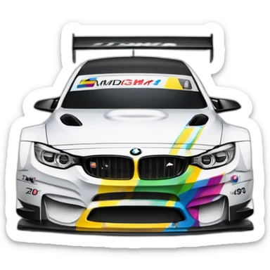 bmw m4 gt3 sticker