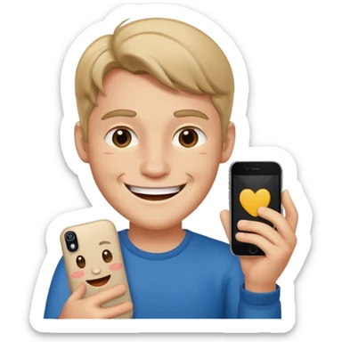 Leon guiñando el ojo iphone sticker