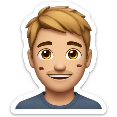 cuts and bruises sticker