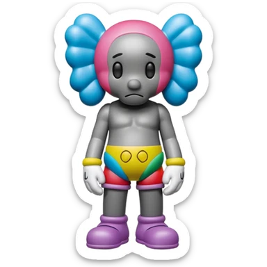Kaws figure  sticker