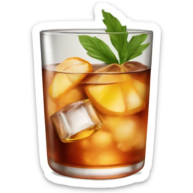 one Old Fashioned cocktail sticker