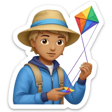 Kite Maker sticker