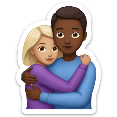 abrazar a mi papa mama sticker