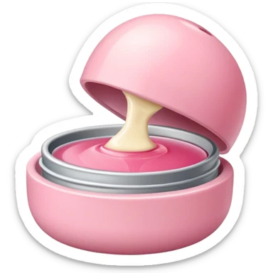 Rose vanilla lipbalm sticker