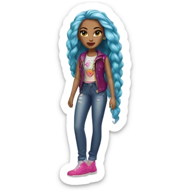 Bratz doll sticker
