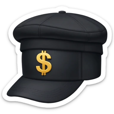 boné com simbolo de $ hype sticker