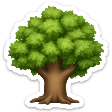 Large oak tree sticker