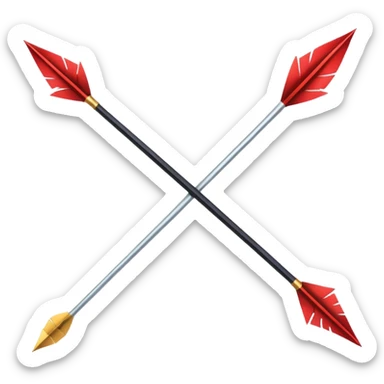 Hawkeye arrow sticker