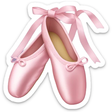 Ballet shoes sticker