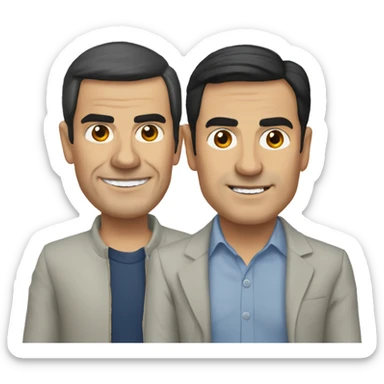 Pedro Sánchez y Pablo motos  sticker
