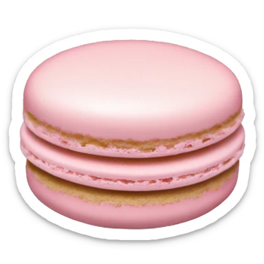 Light pink macaron sticker