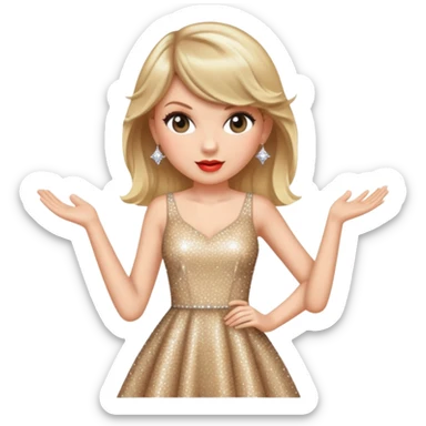 Emoji avatar tailor swift sticker