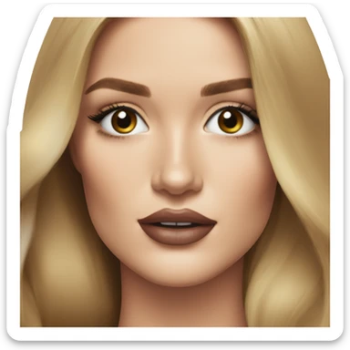 Rosie Huntington-Whiteley with boost  sticker