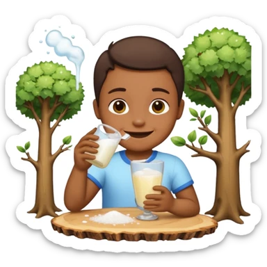  while drinking white liquid while flying while eating while dying while laughing while doing his homework while making salt while cutting down trees while using chat GPT while using emojis.com while producing babies sticker