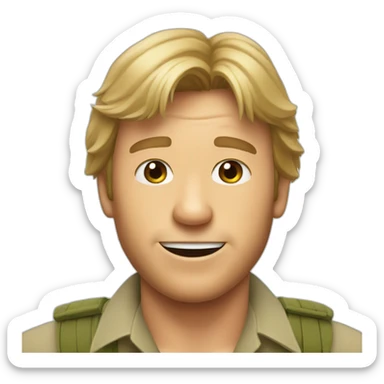 Steve Irwin sticker