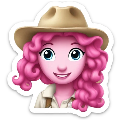 pinkie pie with archeology sticker