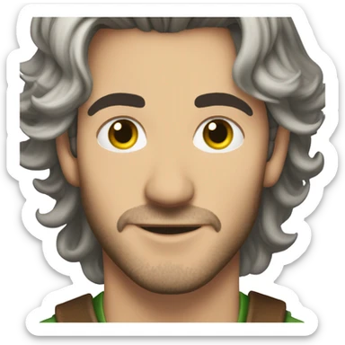 Jonathan Bailey as fieyro from wicked sticker