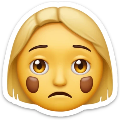 sad emoji with bruise under eye
no i would like skmilar to smiling face holding up tearsnot tears just bruise🥹this wmoji but with one bruise instead of tears sticker