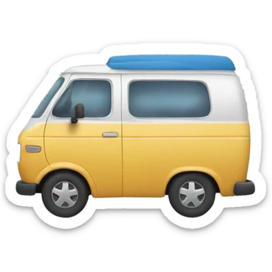 kids in a van  sticker