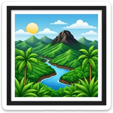 Because we love nature venezuela sticker