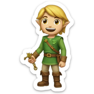 Link joking sticker
