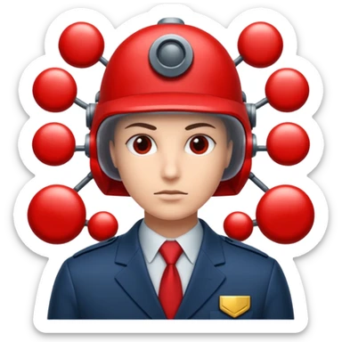 AI Agent red team trying to come up attacks to stress test the system and find loopholes

 sticker