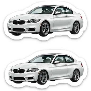 BMW cars sticker