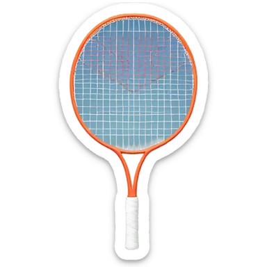 badminton racquet sticker