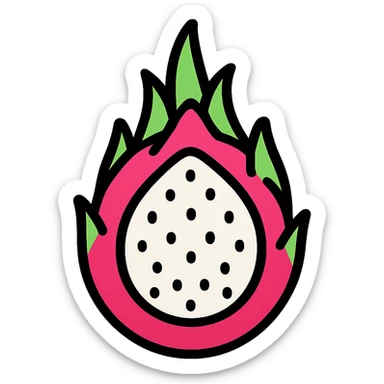 dragonfruit sticker