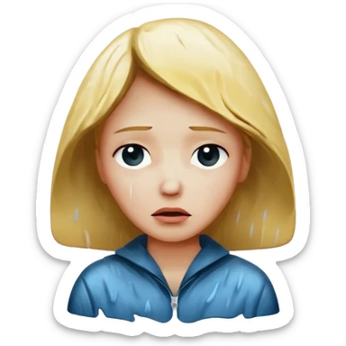 Icon for Drama Movies: A vintage movie poster-style design with intense emotional elements, like a lone figure in a rainstorm, a tear-streaked face, or dramatic lighting. Include subtle symbols of heartache and struggle. Bold typography, cinematic feel. Transparent background. sticker