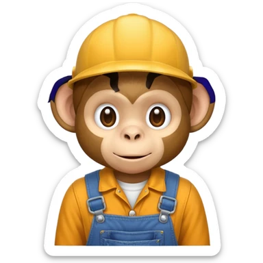 changuito con overol saltanto sticker