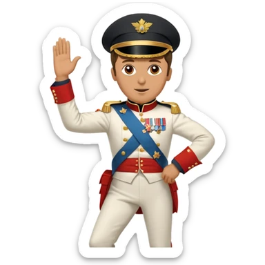 Napoleon Bonaparte dancing the Macarena sticker