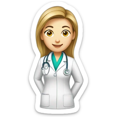 doctora-medicina-farmacia sticker
