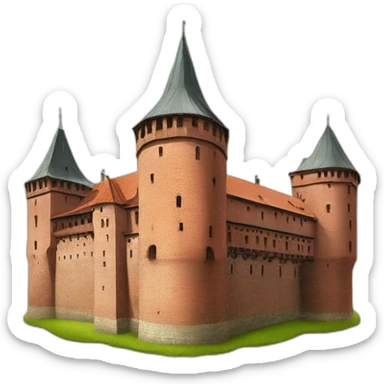 malbork castle sticker