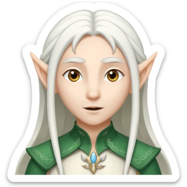 beyaz elf sticker