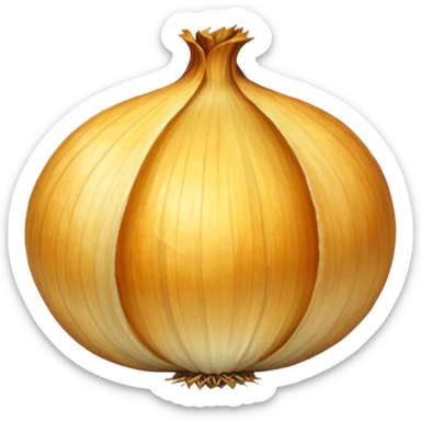 dried yellow onion  without green parts sticker