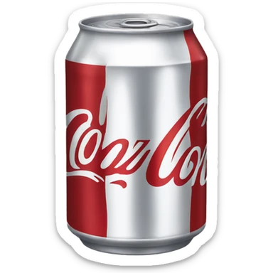 Diet Coke can sticker