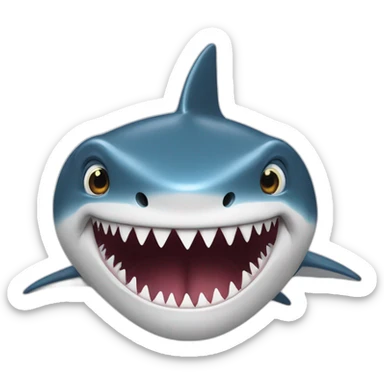 Homosexual shark  sticker