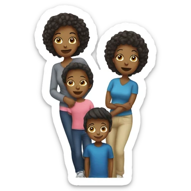 Mom of 4 kids sticker