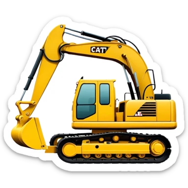Excavator - Caterpillar 330 (Model Year: 2022) (Iconic colour: Yellow) sticker