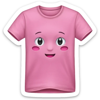 pink t-shirt sticker