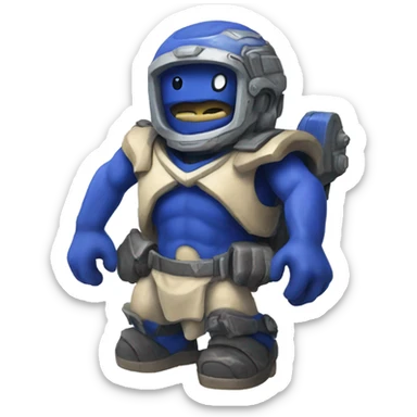 Ultramarine sticker