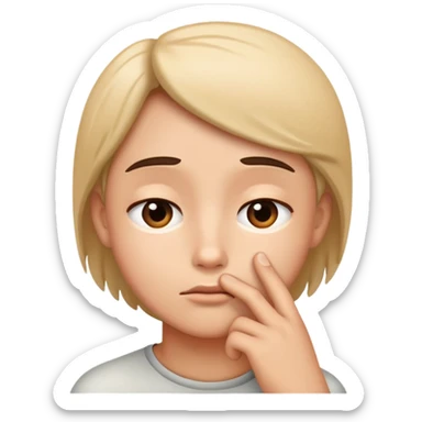 I don't know what to say sticker