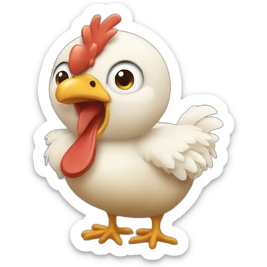 Chiken iges sticker
