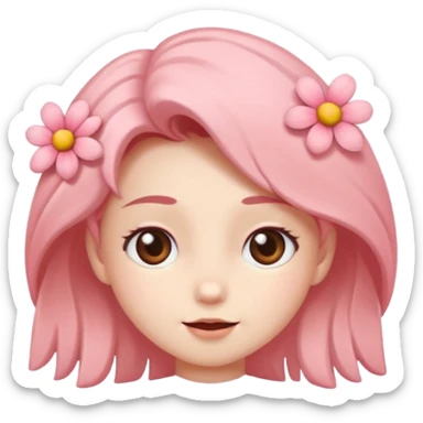 i want from powerpuff girls the blossom with this 🥹 expression sticker